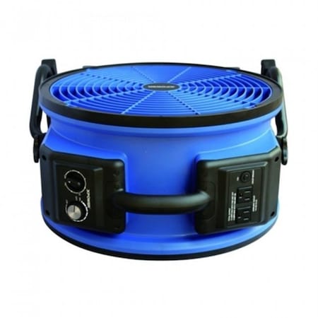 Xpower XPOWER Manufacture X-48ATR High Temperature Variable Speed Sealed Motor Industrial Axial Fan with Timer & Power Outlets X-48ATR